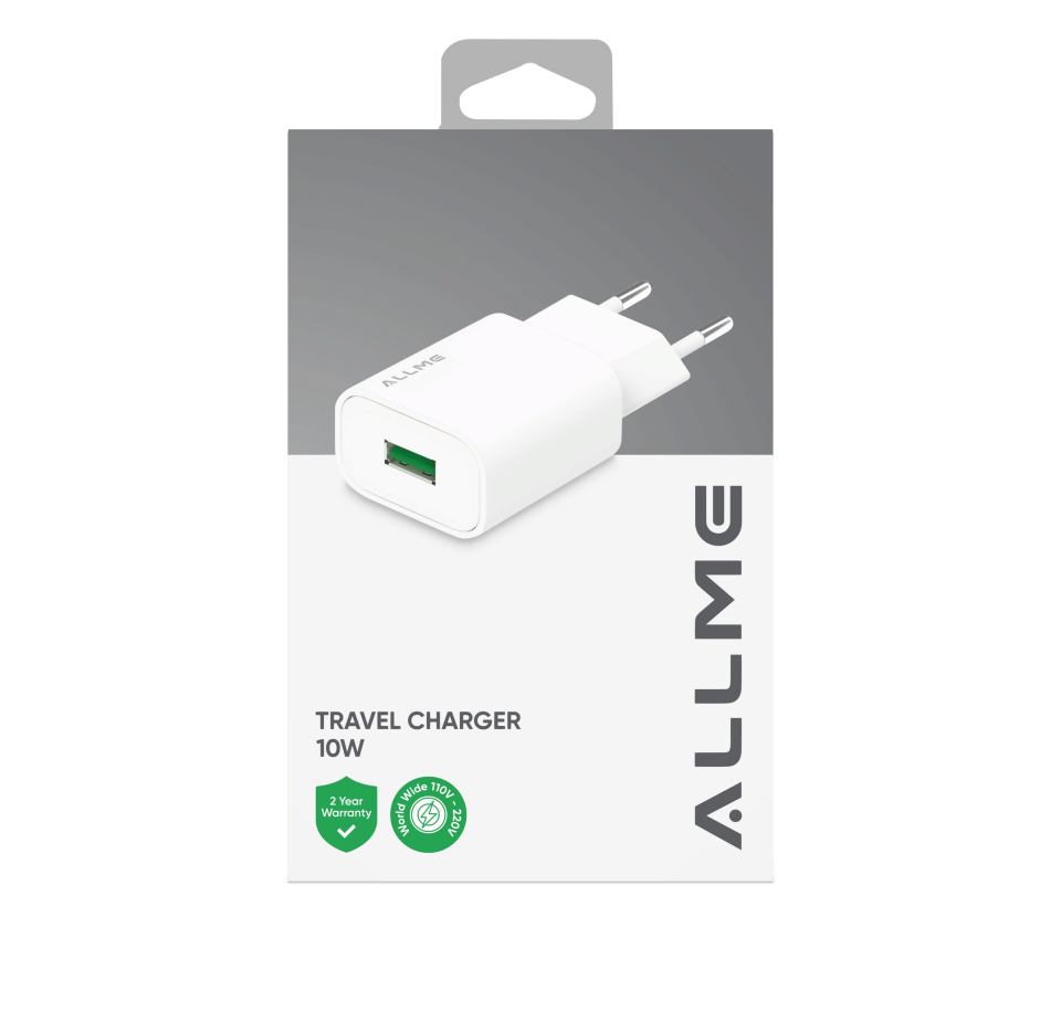 Allme SS10AB 10W Şarj Adaptörü Beyaz