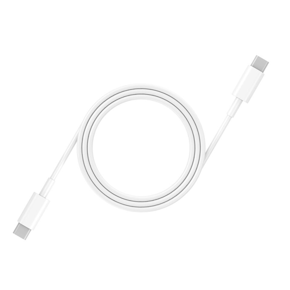 Allme DK3ATTB 3A Type-C to Type-C Data Kablo Beyaz