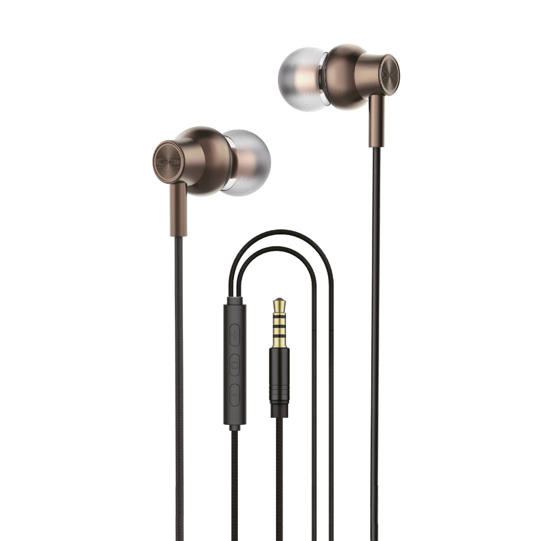 Soundme LS698BR Jak Girişli Metal Başlıklı&Mıknatıslı Kablolu Kulaklık Bronz