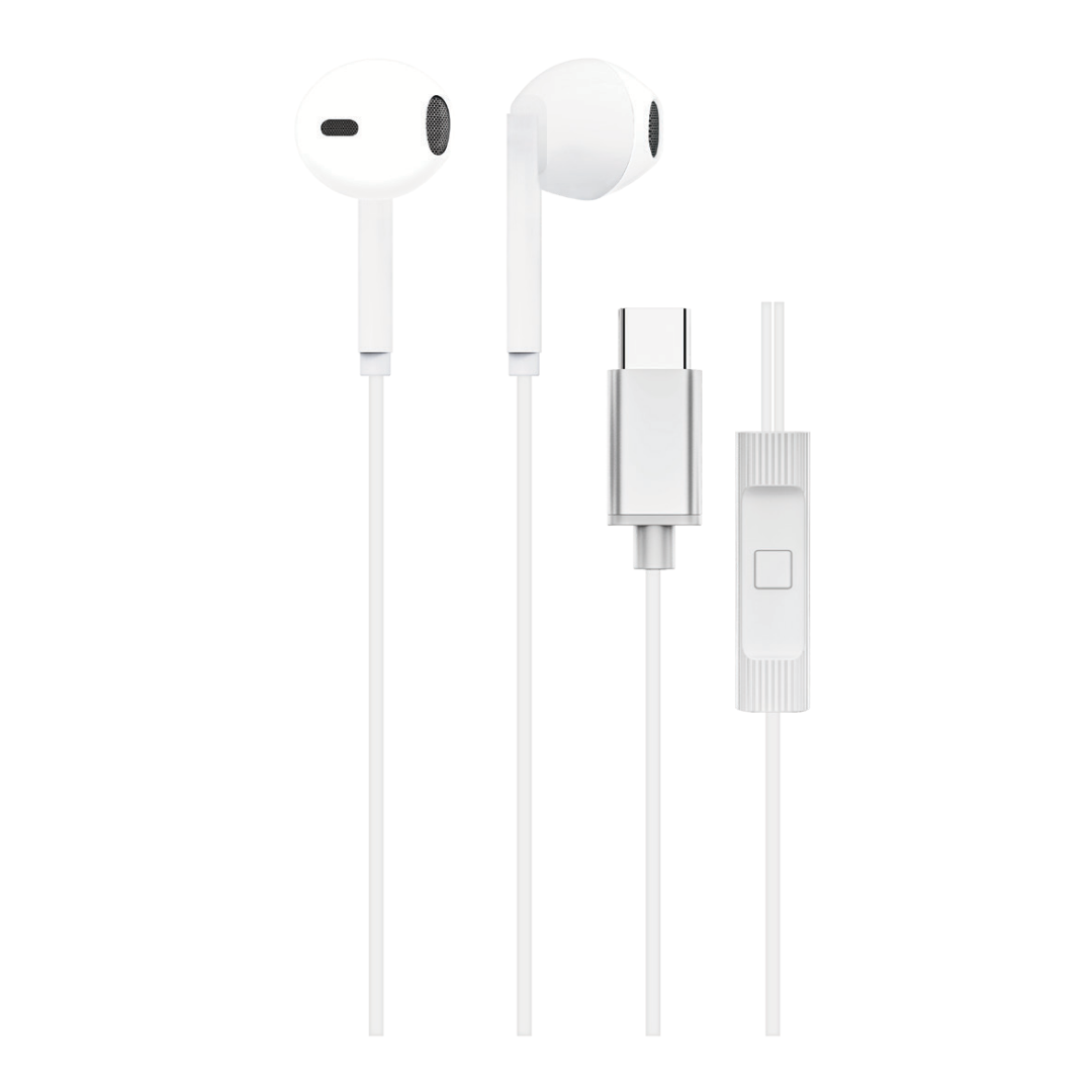 Soundme LS750B Type-C Girişli Kablolu Kulaklık Beyaz