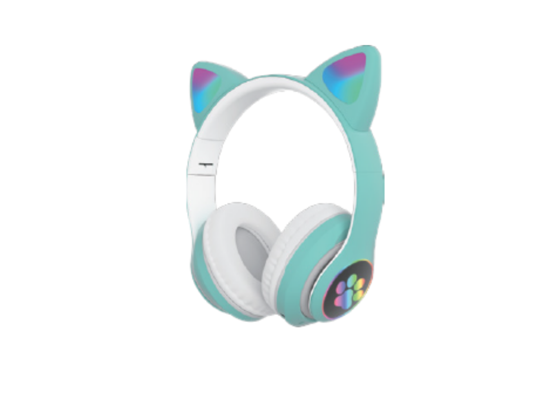 Soundme SM61Y Kedi Figürlü Işıklı Bluetooth Kulaklık Yeşil