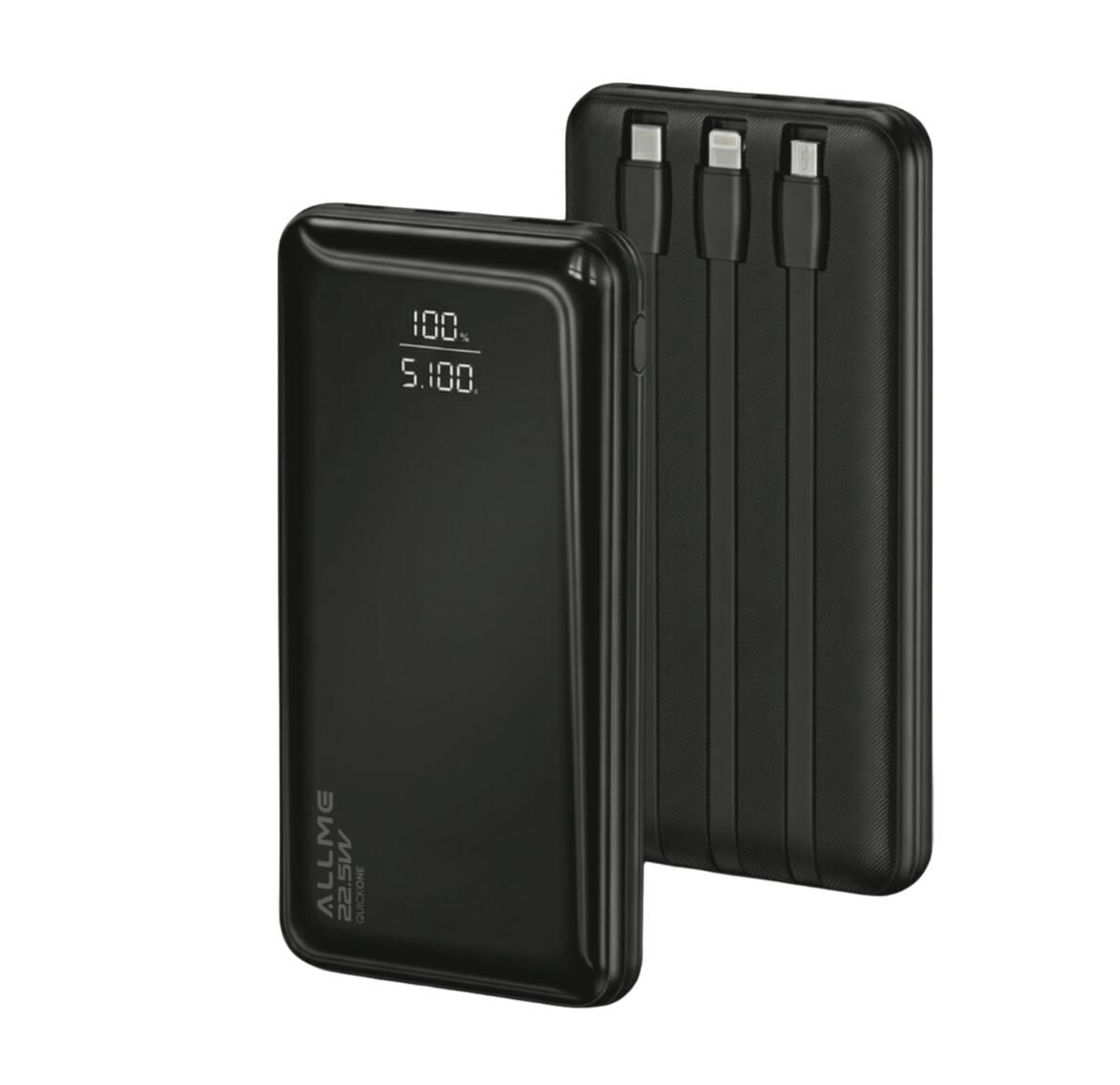 Allme BT013S QuickOne Dahili 3 Kablolu 10.000mAh  Powerbank