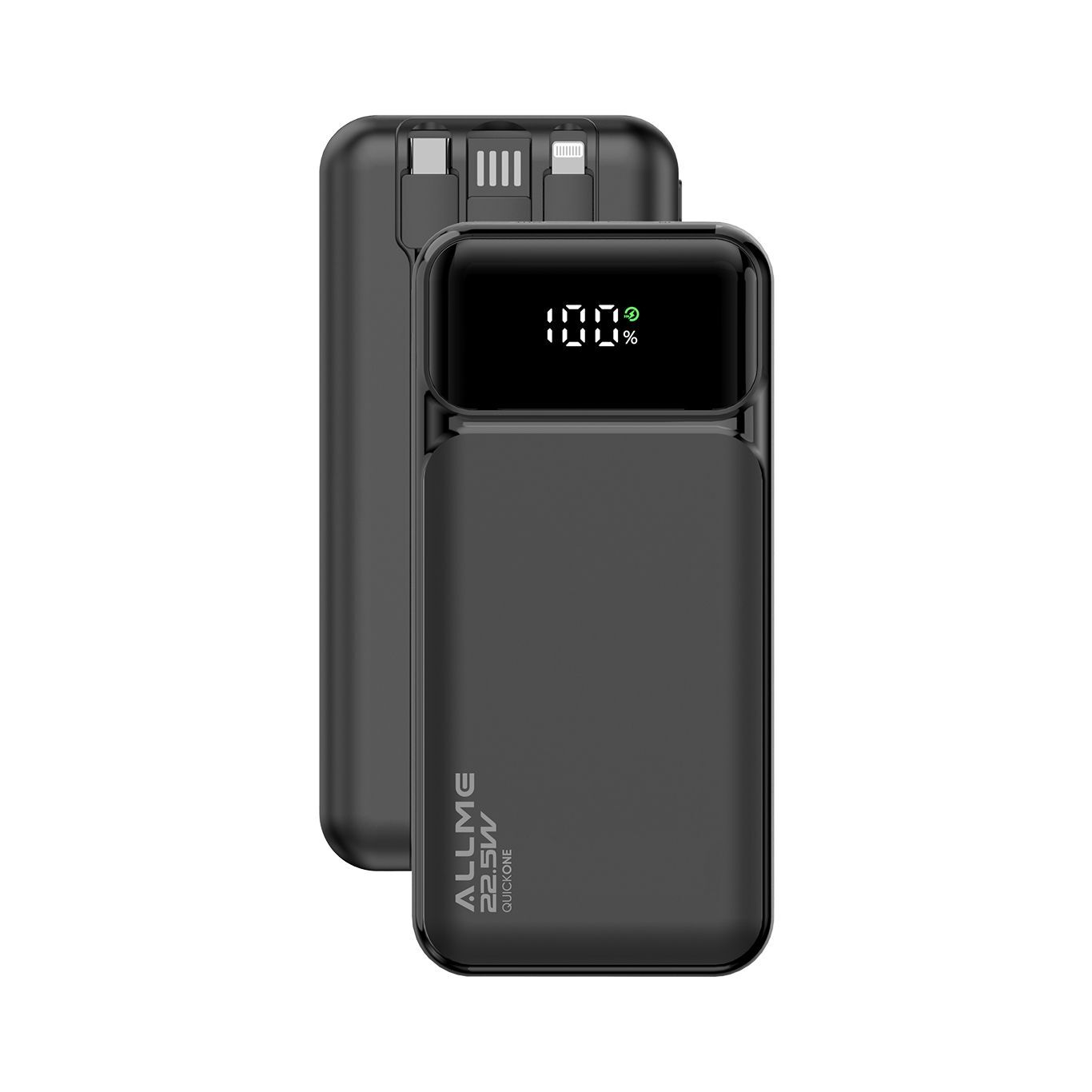 Allme BT013S QuickOne Dahili 3 Kablolu 10.000mAh  Powerbank