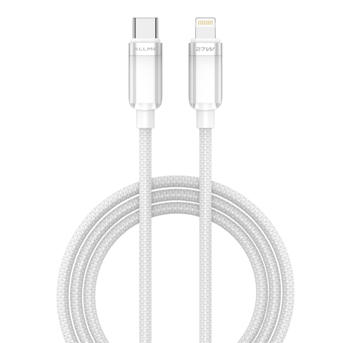 Allme DK3ATLC Crystal Series Type-C to Lightning 27W Örgü Kablo
