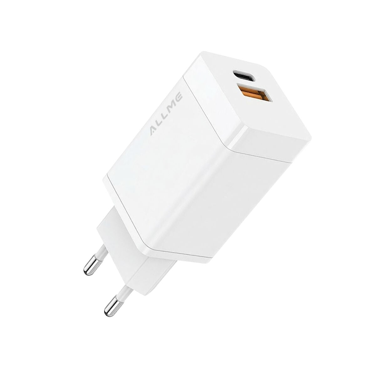 Allme SS45AGTUB USB-A+USB-C&PD +QC 45W GaN Şarj Adaptörü Beyaz