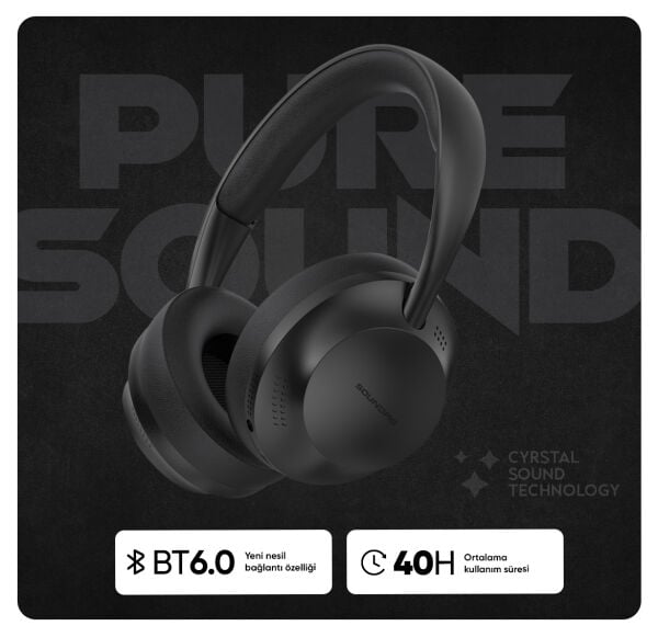 Soundme SM090S PureTone Kulak Üstü Bluetooth Kulaklık